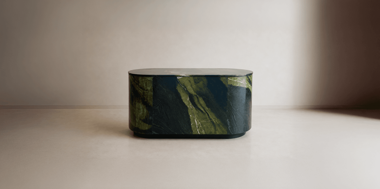 Diseño de mobiliario, roble + avocado stone